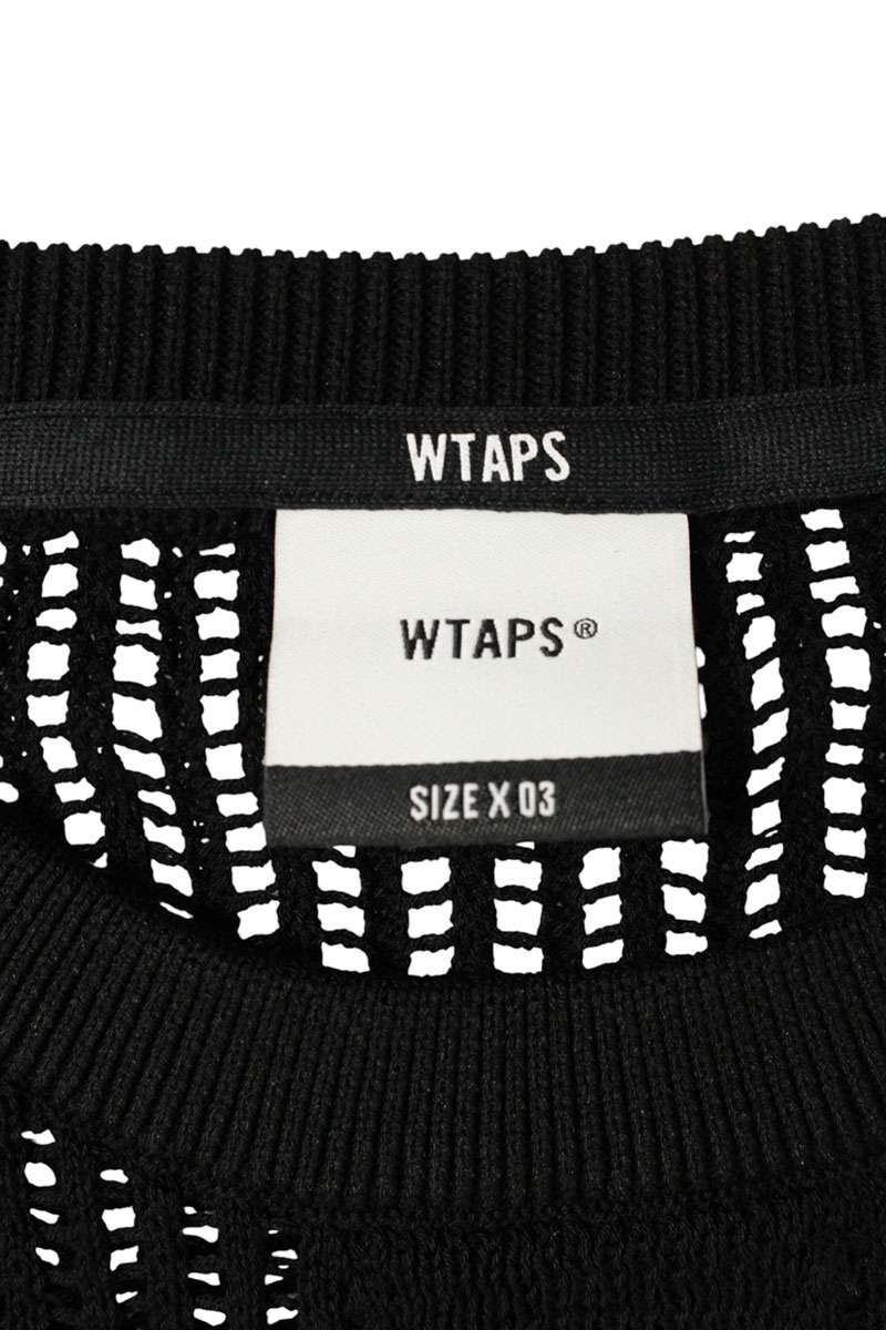 Wtaps 25SS Cotton Knit Sweater Black Size 3