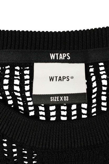 Wtaps 25SS Cotton Knit Sweater Black Size 3