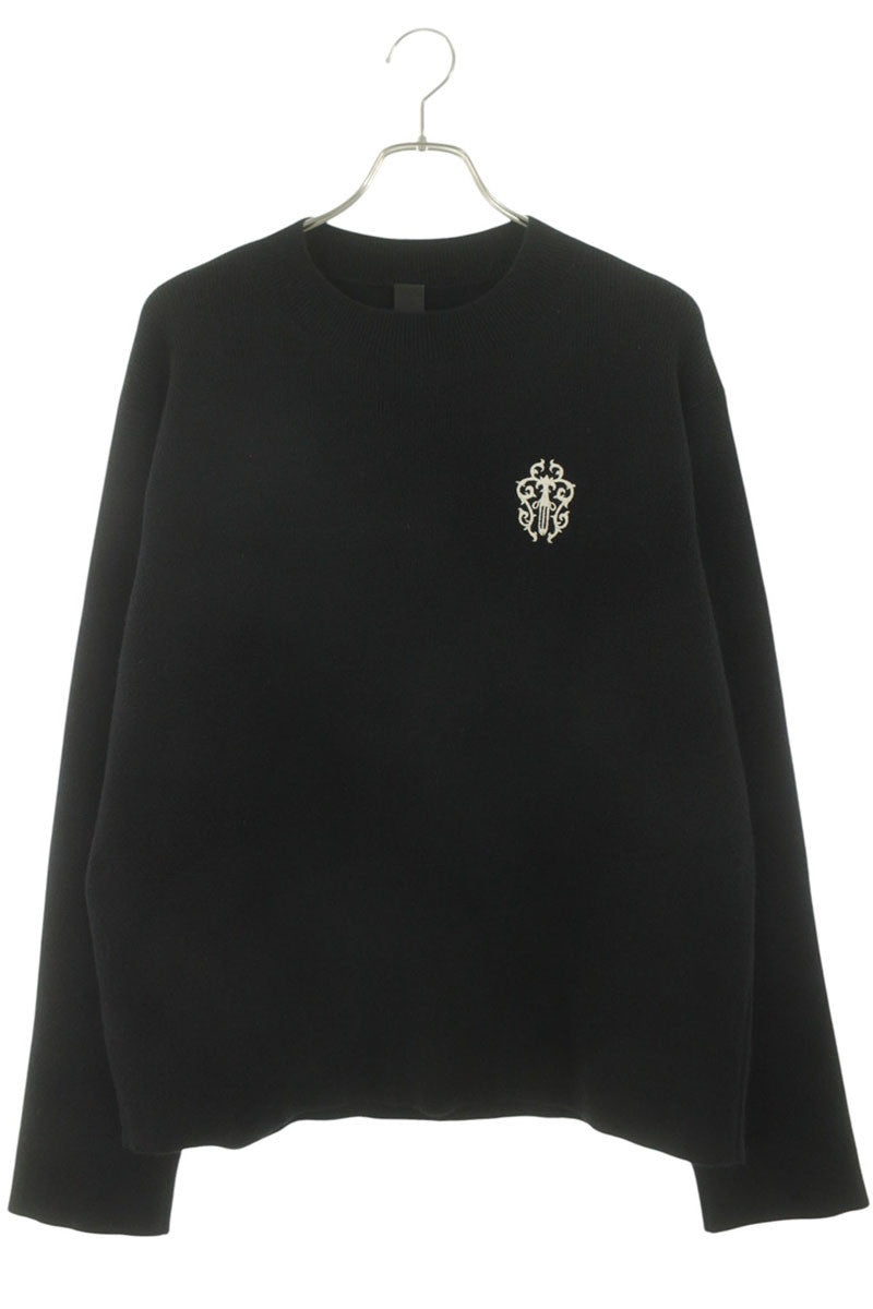 Chrome Hearts Dagger Embroidered Cashmere Knit Size M