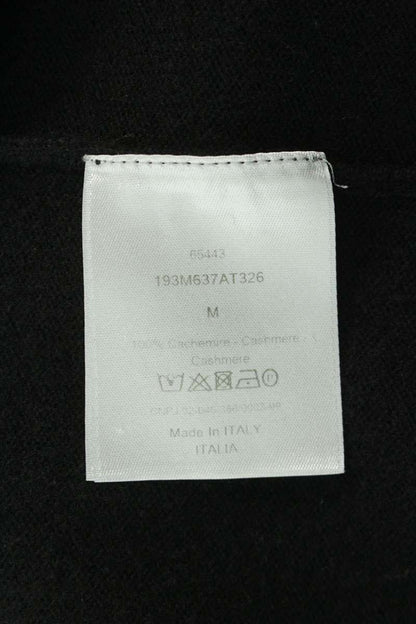 DIOR Kenny Scharf Logo Cashmere Knit Black Size M