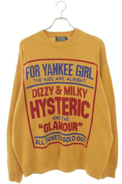 HYSTERIC GLAMOUR 26SS Daisy & Milky Knit Multi Wool Size XL
