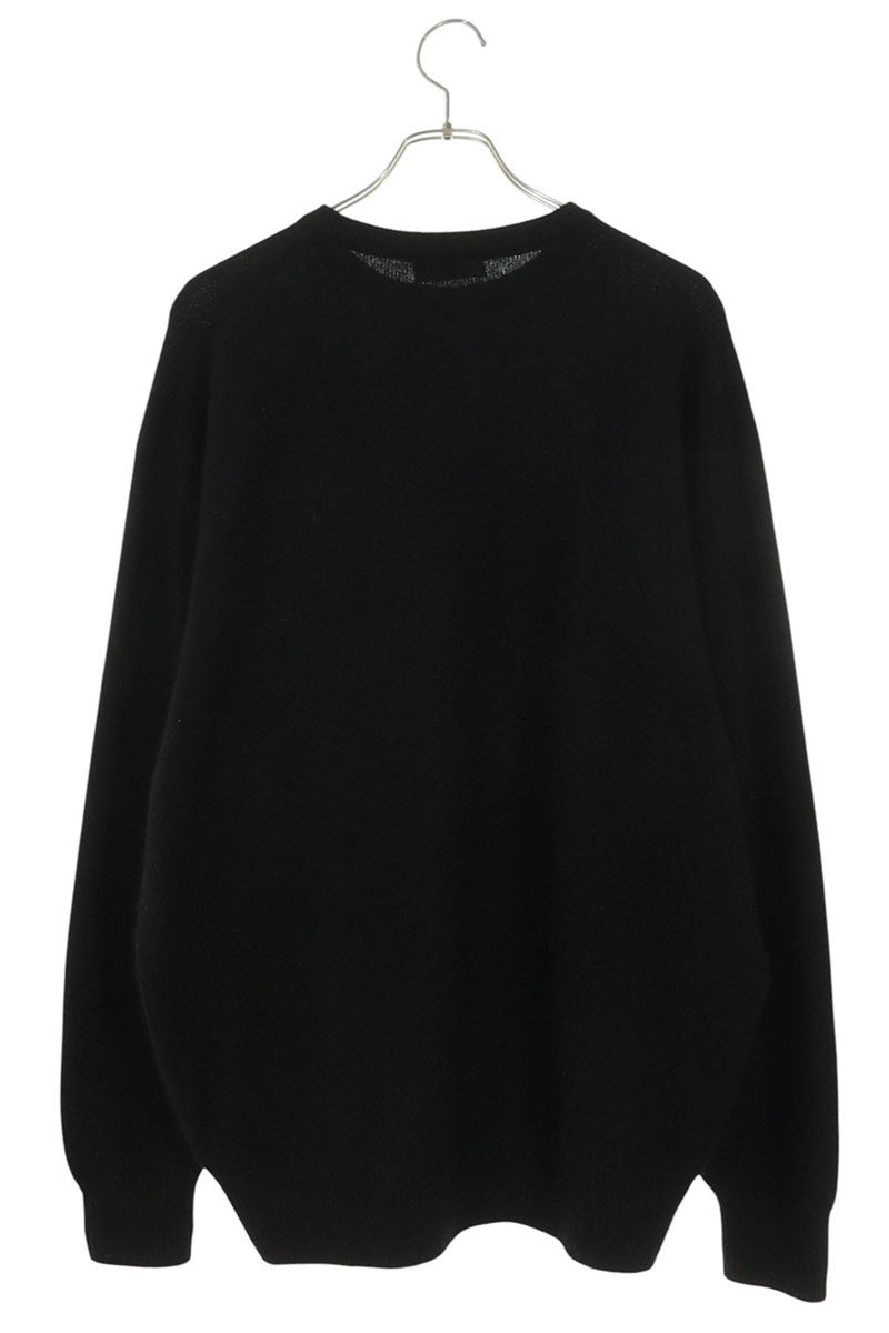 HERILL Crewneck Cashmere Knit Black Size XL