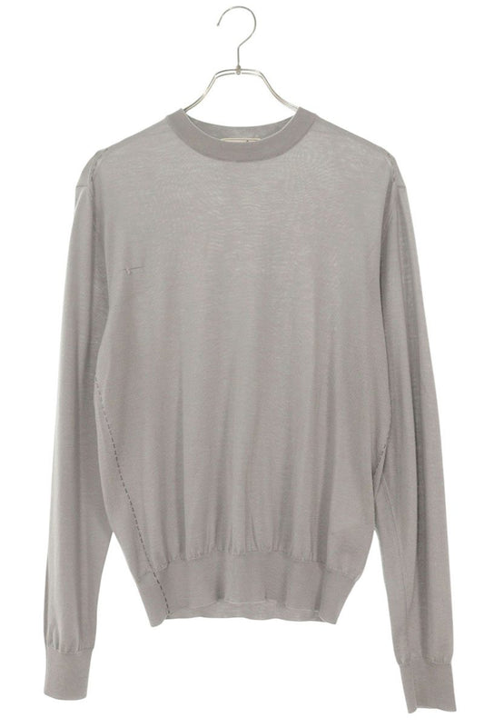 HERMES Cashmere Silk Knit Gray Size XS