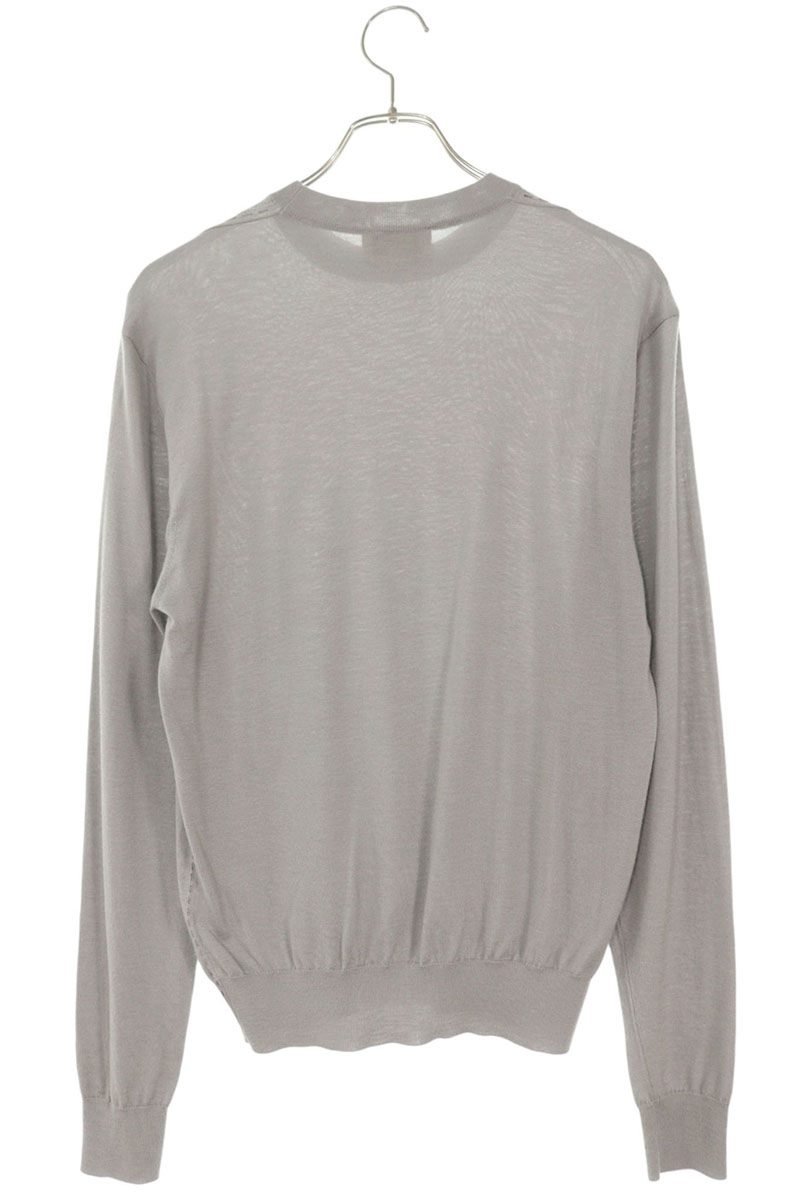 HERMES Cashmere Silk Knit Gray Size XS