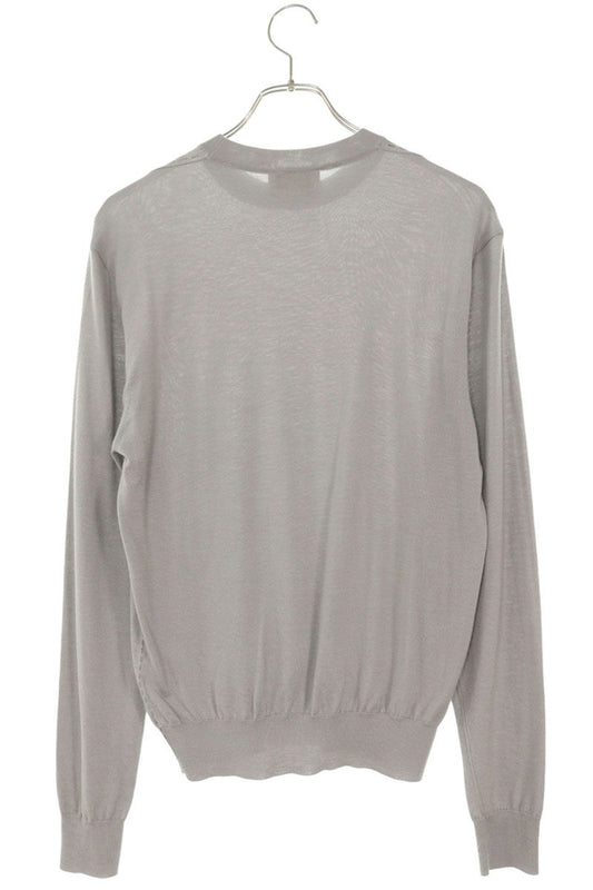 HERMES Cashmere Silk Knit Gray Size XS