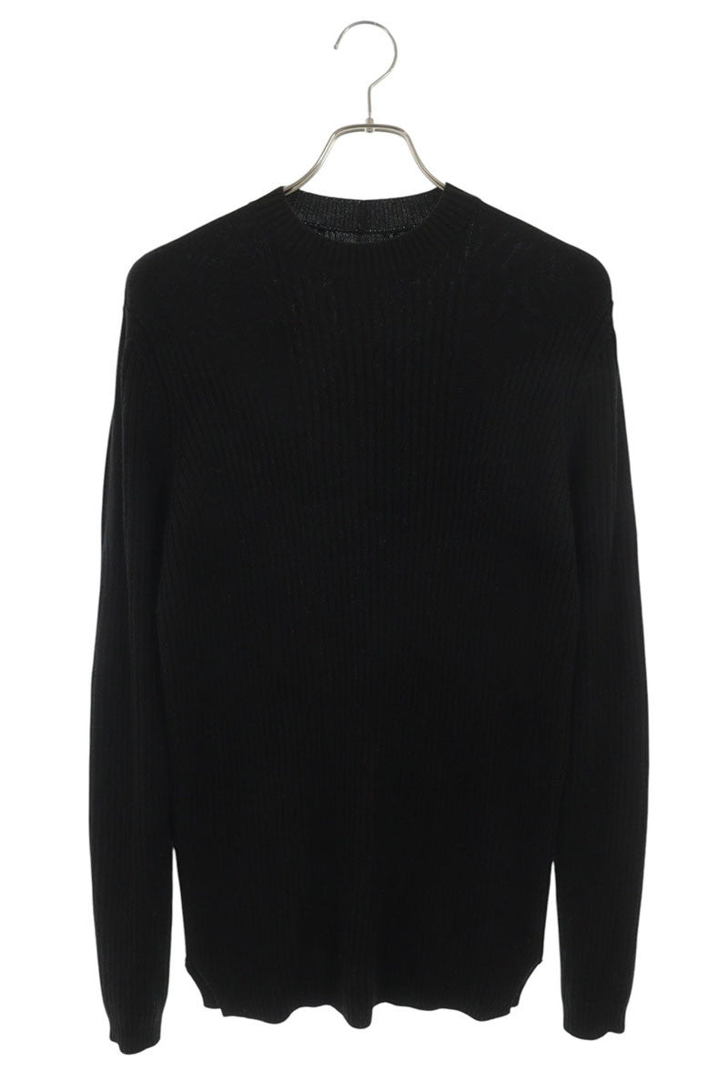 Rick Owens 21SS Panel Knit Black Wool Size S