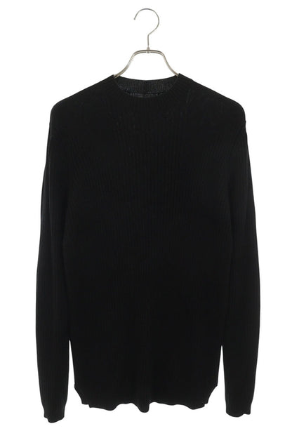 Rick Owens 21SS Panel Knit Black Wool Size S