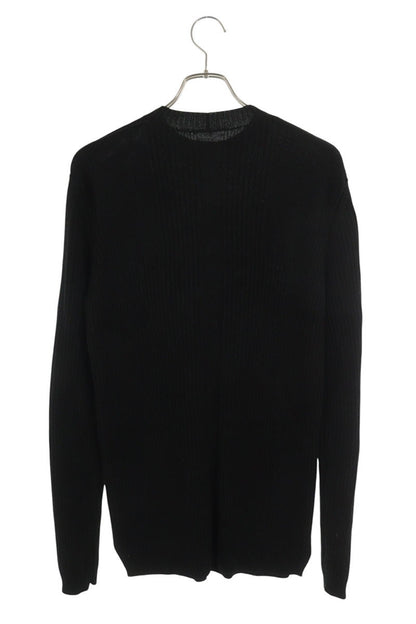 Rick Owens 21SS Panel Knit Black Wool Size S