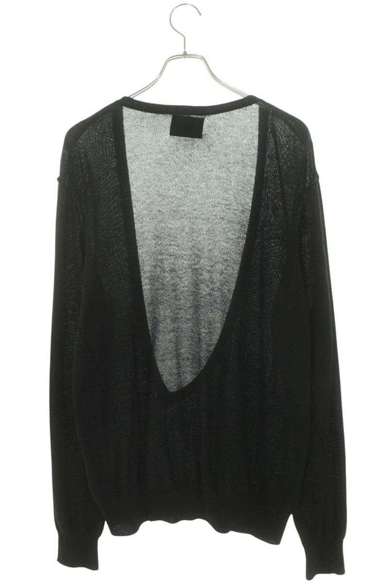 NUMBER(N)INE 04SS Dream Deep V-Neck Knit Black Size L
