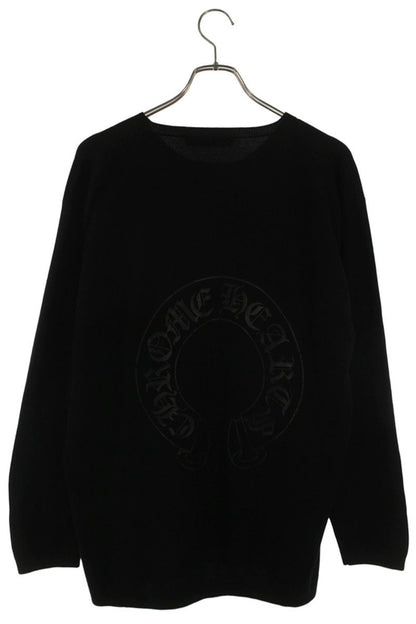 Chrome Hearts Back Horseshoe Print Cashmere Knit Size M