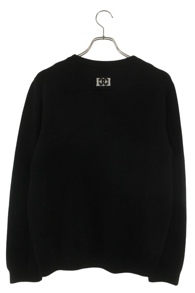 CHANEL Coco Mark Patch Layered Knit Multi Size XS