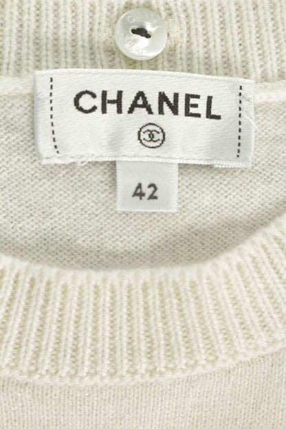 CHANEL Coco Mark Patch Layered Knit Multi Size XS