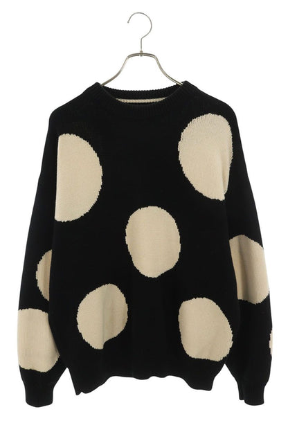 BONKNOW FREAKS Cotton Dot Pattern Knit Multi Size M