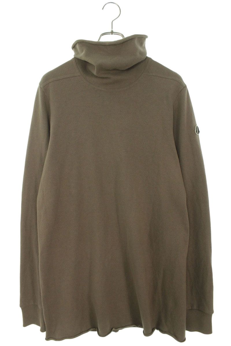 Rick Owens x Moncler High Neck Knit Beige Cotton Size S