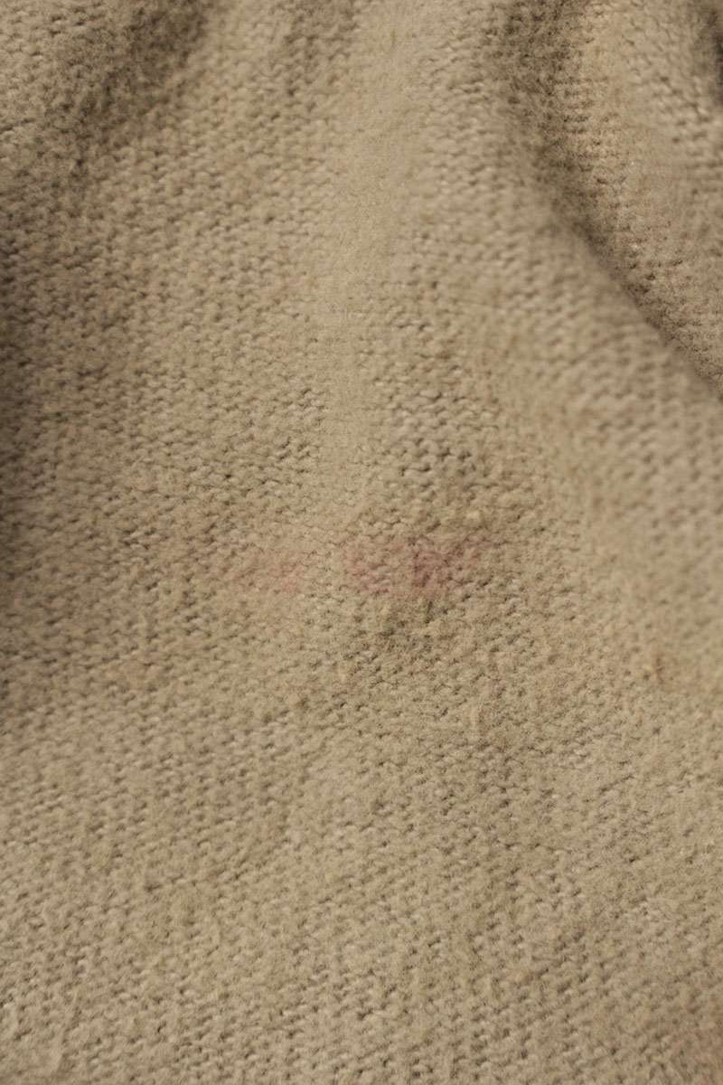 Rick Owens x Moncler High Neck Knit Beige Cotton Size S