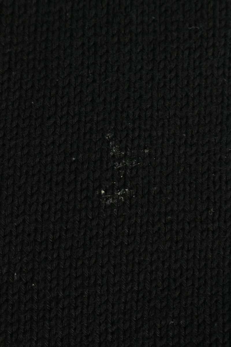 Alexander McQUEEN Graffiti Logo Jacquard Knit Black Size L