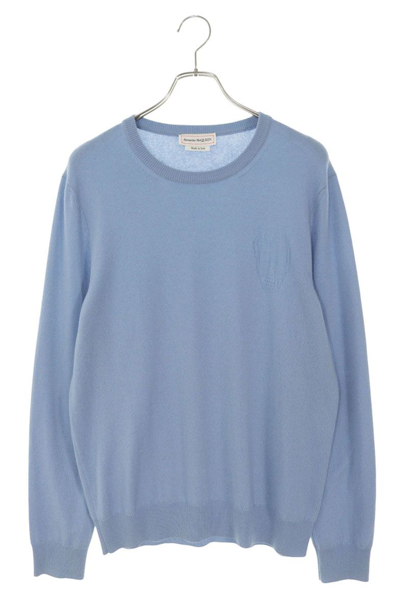 Alexander McQUEEN Cashmere Knit Light Blue Size M