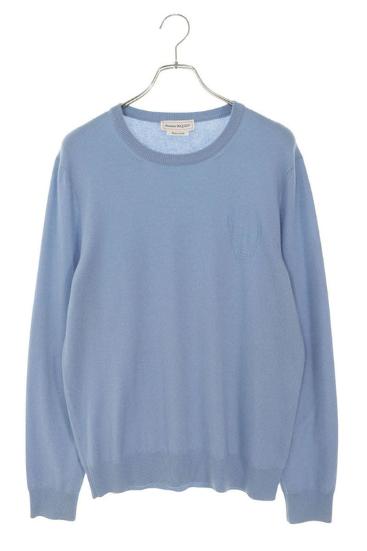 Alexander McQUEEN Cashmere Knit Light Blue Size M