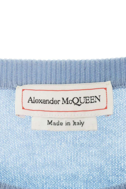 Alexander McQUEEN Cashmere Knit Light Blue Size M
