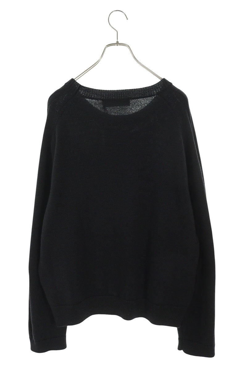 OUR LEGACY Wool Crewneck Knit Dark Gray Size XXL