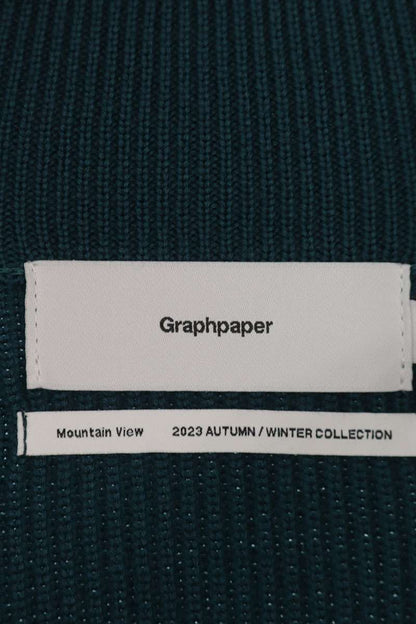 Graphpaper 23AW High Density Drivers Knit Green Size S