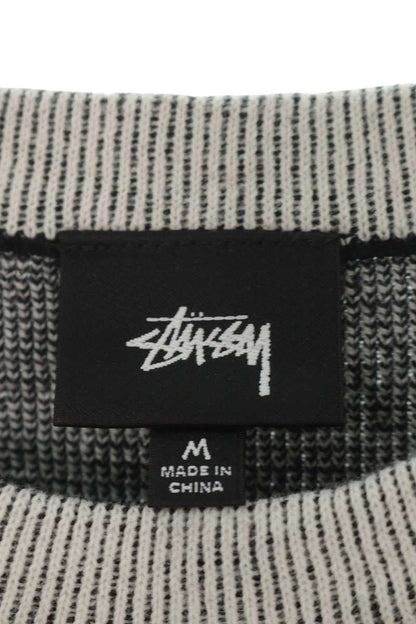 STUSSY Alpine Sweater Knit Cotton Wool Black Size M