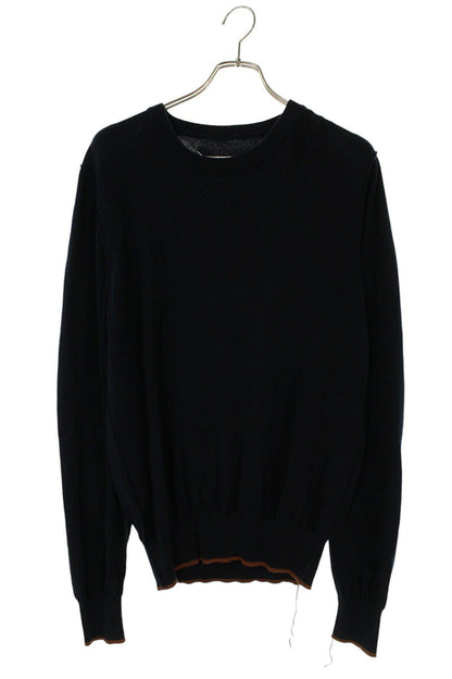 Maison Margiela 21SS Leather Elbow Patch Crewneck Size M