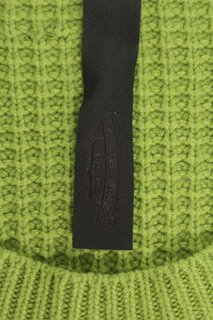 Chrome Hearts Sleeve Cross Patch Cashmere Knit Green Size L