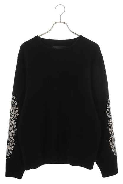 Chrome Hearts U LIFE SENTENCE Cashmere Sweater Black Size L