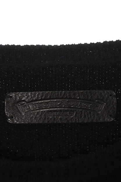 Chrome Hearts U LIFE SENTENCE Cashmere Sweater Black Size L