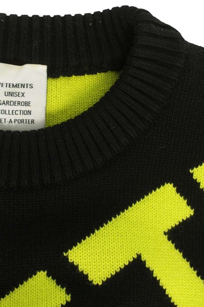 VETEMENTS 22AW Giant Logo Knit Multi Size M