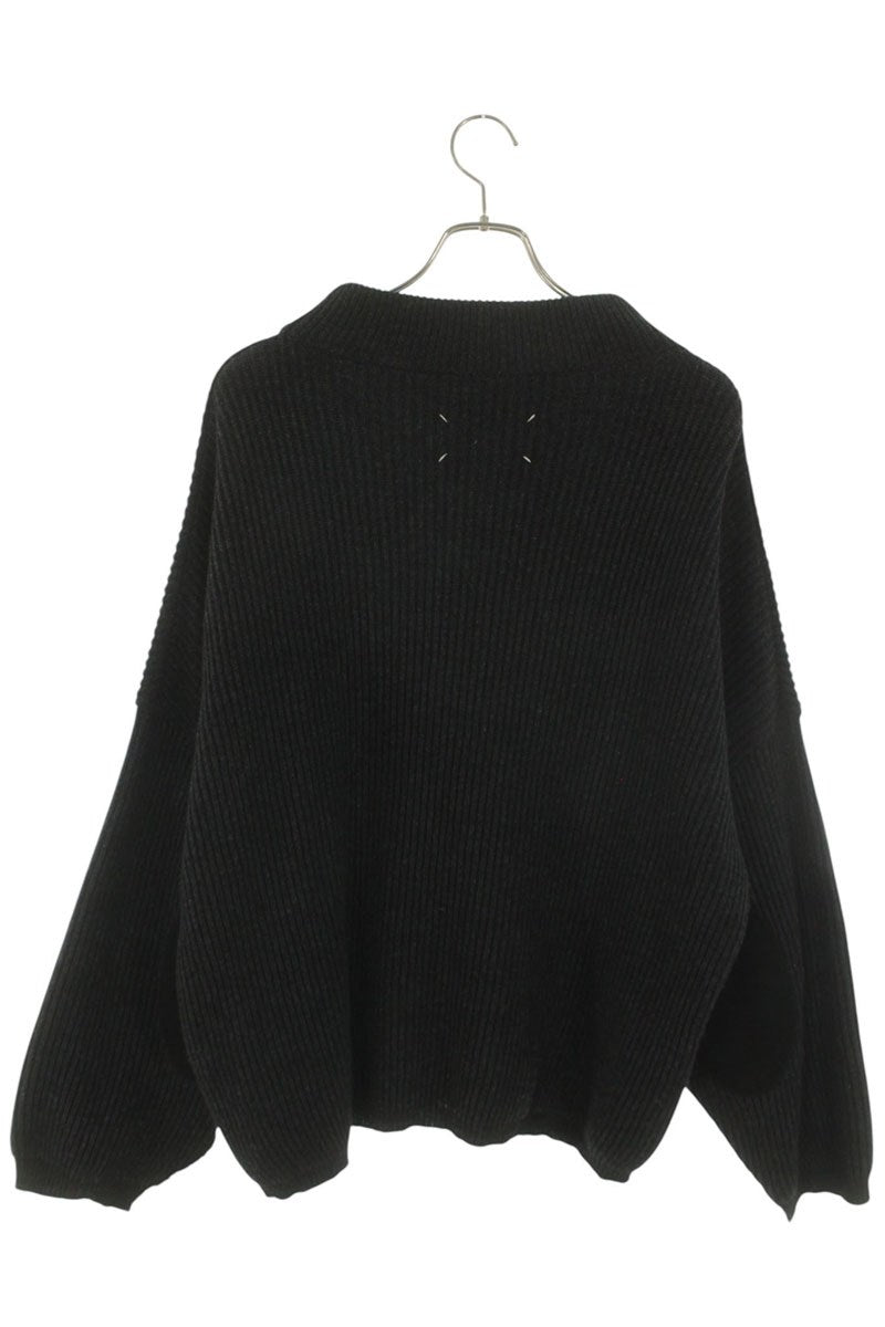 Maison Margiela Alpaca Elbow Patch Knit Gray Size XS