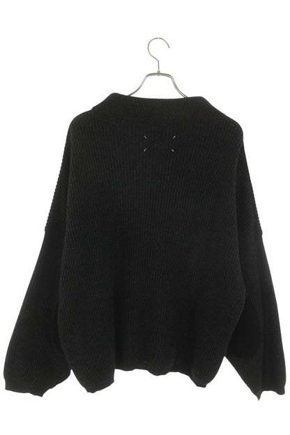 Maison Margiela Alpaca Elbow Patch Knit Gray Size XS