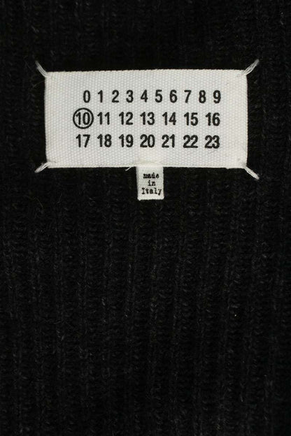 Maison Margiela Alpaca Elbow Patch Knit Gray Size XS