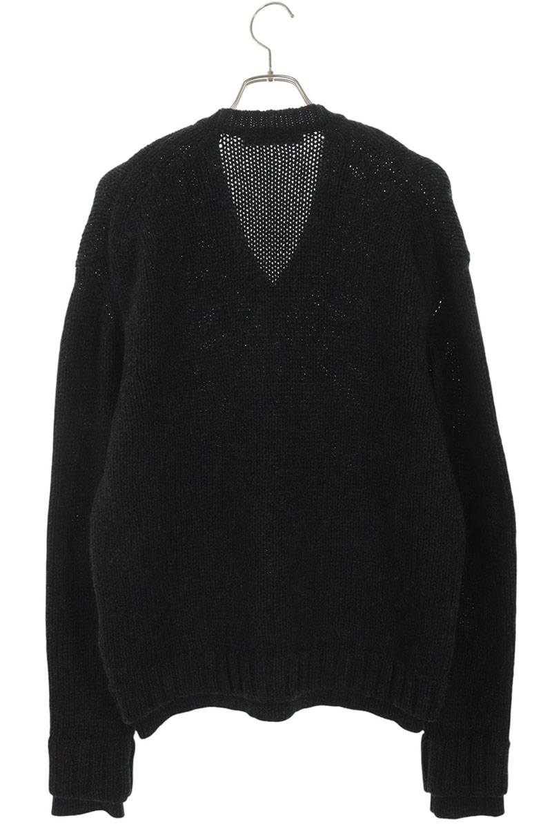 OUR LEGACY V-Neck Knit Dark Gray Wool Size S
