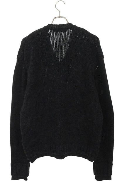 OUR LEGACY V-Neck Knit Dark Gray Wool Size S