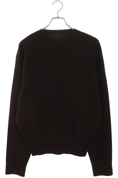 Omar Afridi 25AW Wool Crewneck Knit Dark Brown Size 46