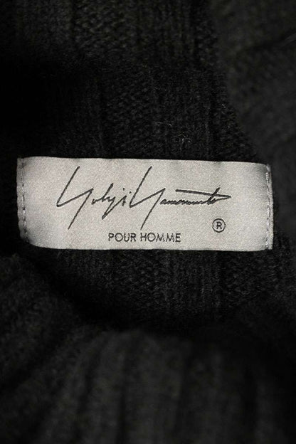 YOHJI YAMAMOTO POUR HOMME Wool Blend Turtleneck Knit Size L