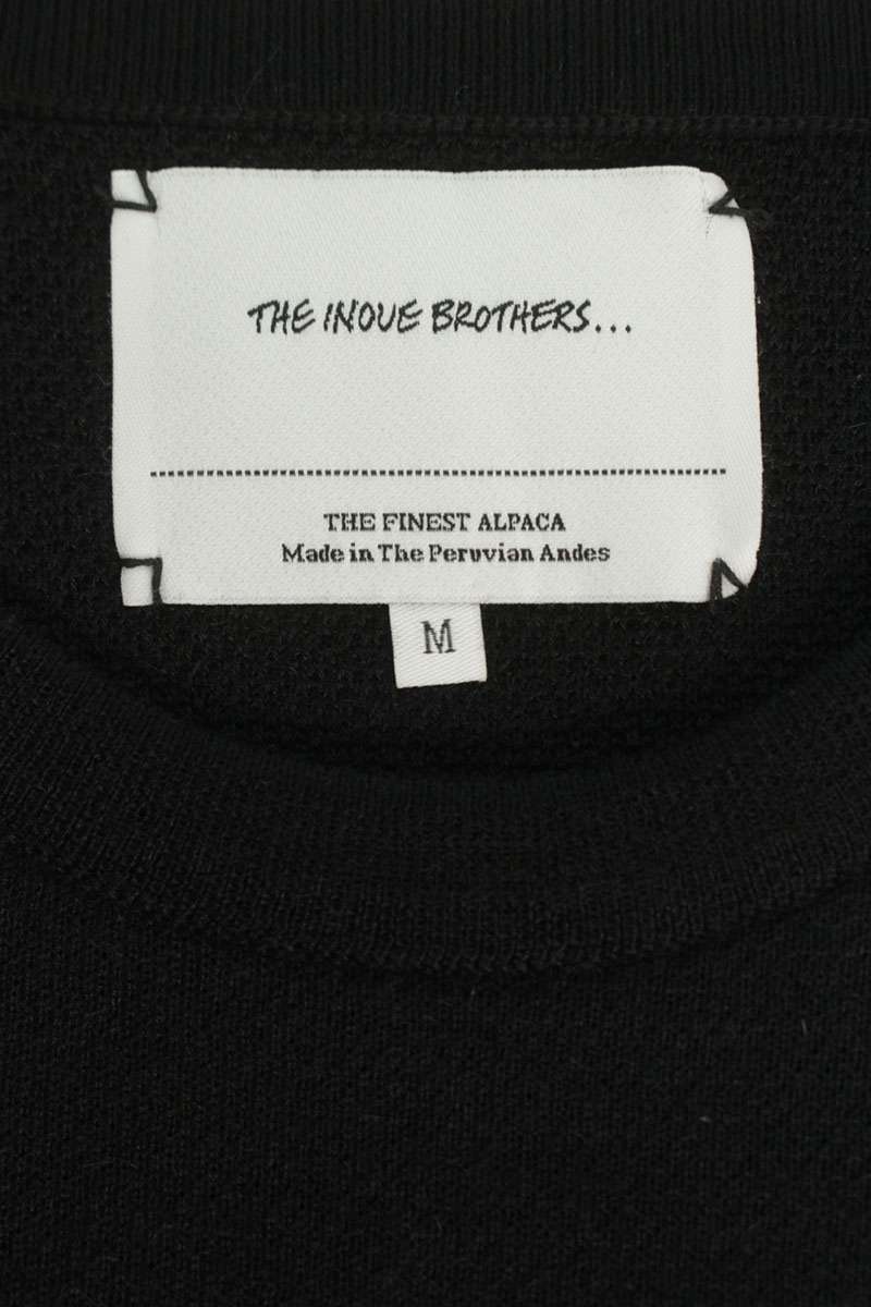 THE INOUE BROTHERS Alpaca Crewneck Knit Black Size M