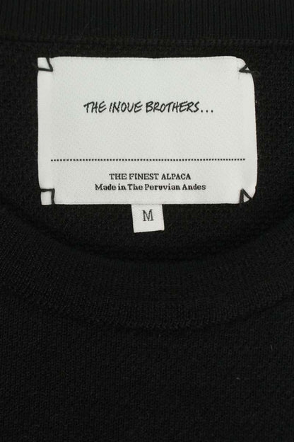 THE INOUE BROTHERS Alpaca Crewneck Knit Black Size M