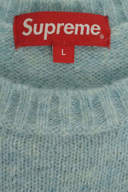 SUPREME Rocket Mohair Sweater Light Blue Size L