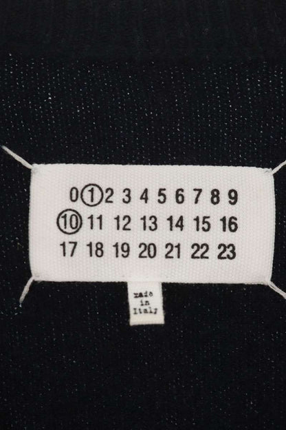 Maison Margiela Washed Lambswool Knit Navy Size S