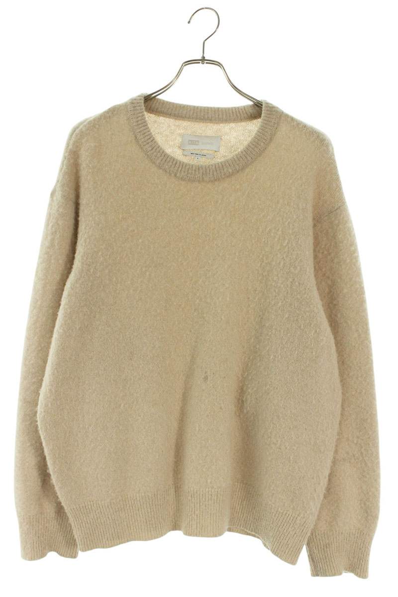 KITH x Stein Alpaca Wool Blend Knit Sweater Beige Size S