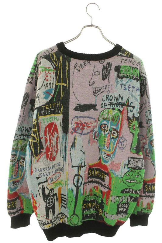 WACKO MARIA JEAN-MICHEL BASQUIAT MOHAIR KNIT Multi Size L