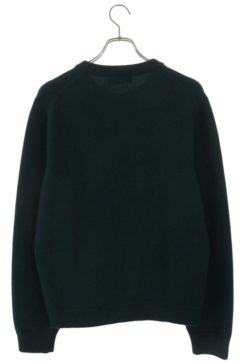 GUCCI Logo Intarsia Wool Knit Multi Size S