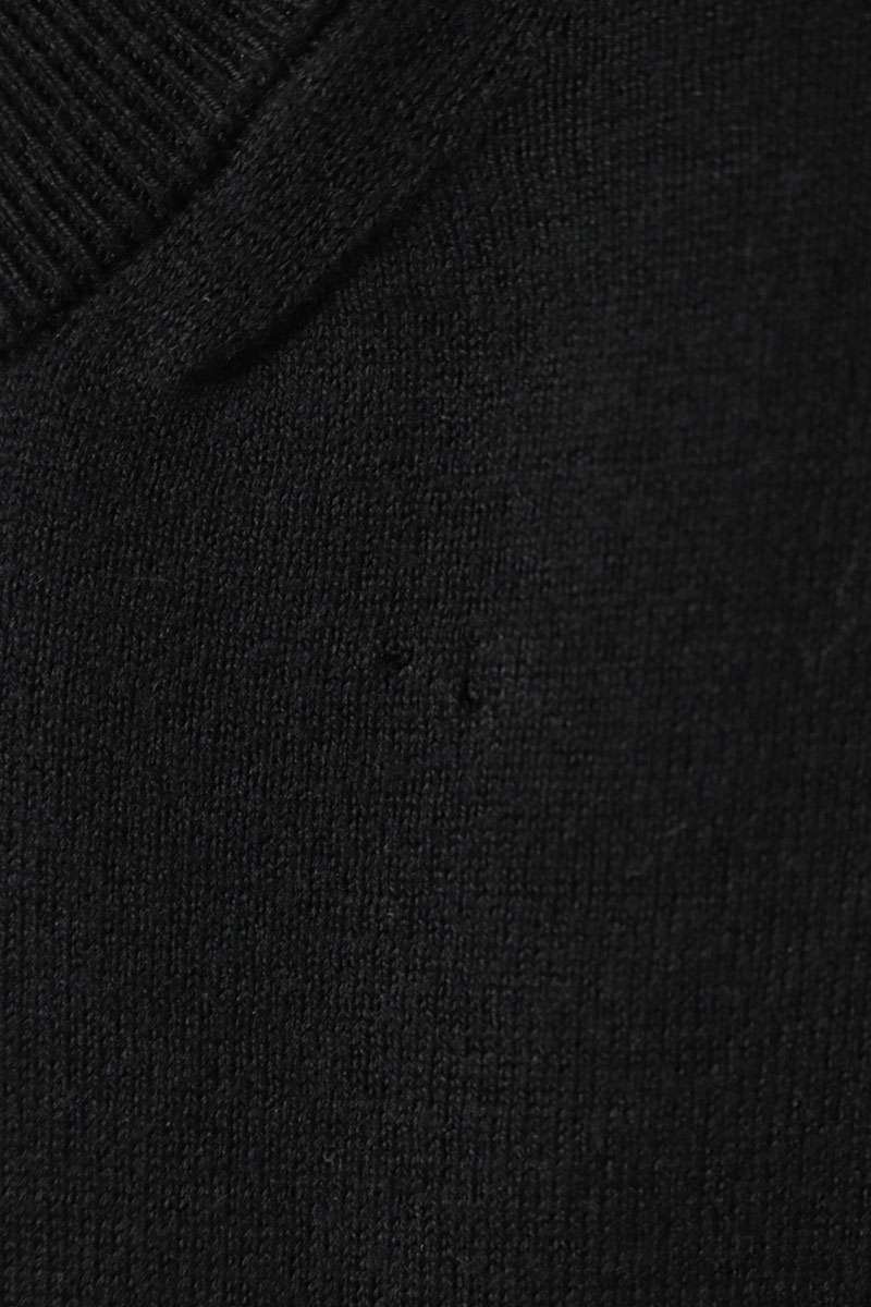 SEQUEL Logo Print Cotton Knit Black Size L