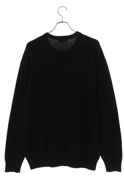 SUPREME 22SS Tonal Paneled Crewneck Sweater Black Size L