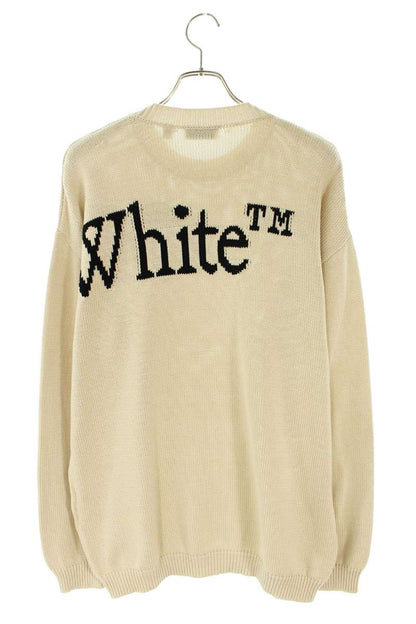 OFF-WHITE Cotton Shoulder Logo Knit Multi Size L