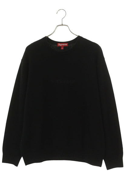 SUPREME 23AW Pilled Logo Sweater Black Size L