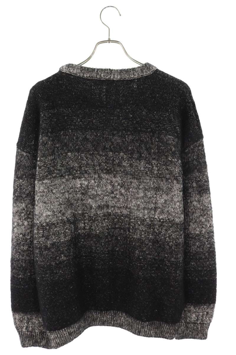 CELINE Oversized Mohair Blend Knit Sweater Black Size L